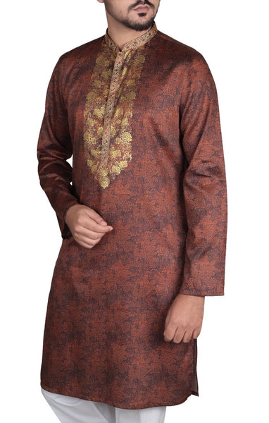 Men's Panjabi GOLD BROWN