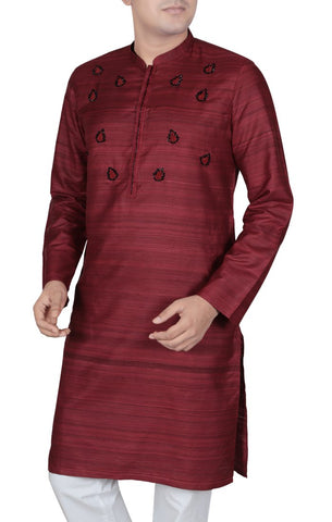 Men's Panjabi RED GOLD
