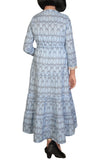 Printed With Embroidered Junior Girl's Ethnic Trail (10-15 Years Old)