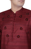 Men's Panjabi RED GOLD