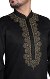 Men's Panjabi SEPIA BLACK