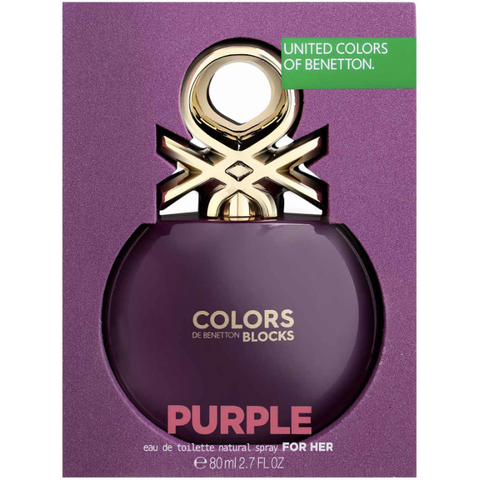 BENETTON COLORS PURPLE COLLECTOR FOR HER EDT 80ML SPRAY