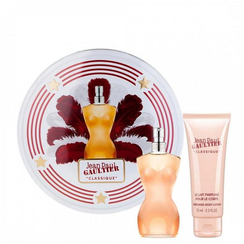 JEAN PAUL GAULTIER CLASSIQUE GIFT SET-19 EDT 50ML+BODY LOTION 75ML