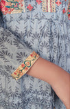 Printed With Embroidered Junior Girl's Ethnic Trail (10-15 Years Old)
