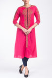 Women's Floral Embroidered Kurti