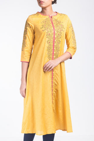 Women's Floral Embroidered Kurti