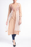 Printed With Embroidered Women's Ethnic Top