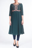 Embroidered Women's Ethnic Top