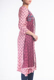 Printed With Embroidered Women's Ethnic Top