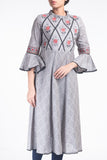 Women's Floral Embroidered Kurti