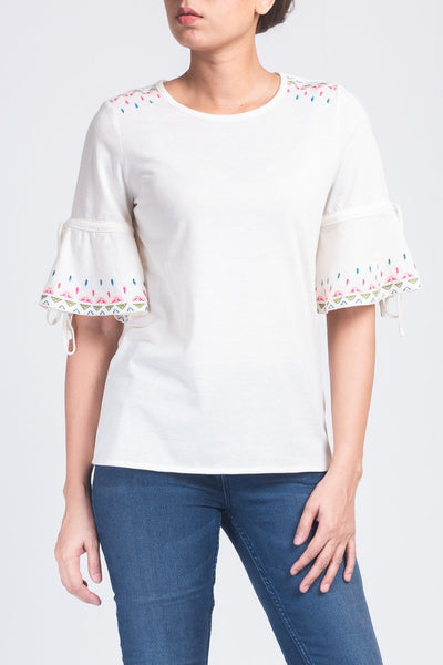 Women's Embroidered Tee Shirt