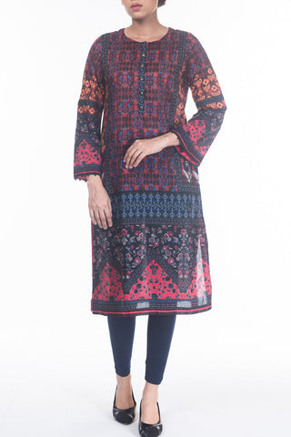 Women's Floral Digital Printed Kurti