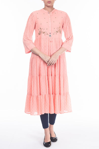 Women's Tiered Semi-Formal Kurti