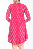 Printed With Embroidered Ethnic Frock.