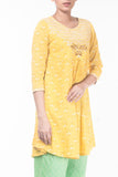 Printed With Embroidered Ethnic Frock.