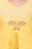 Printed With Embroidered Ethnic Frock.