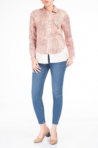 Zip-Up Layered Shacket