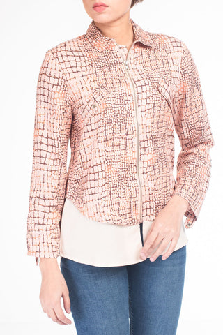 Zip-Up Layered Shacket