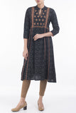 Printed With Embroidered Women's Ethnic Top