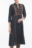 Printed With Embroidered Women's Ethnic Top