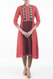 Printed With Embroidered Women's Ethnic Top