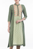 Printed With Embroidered Women's Ethnic Top