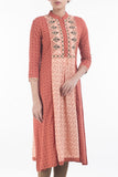 Printed With Embroidered Women's Ethnic Top