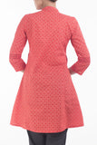 Printed With Embroidered Women's Ethnic Frock.