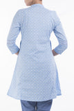 Printed With Embroidered Women's Ethnic Frock.