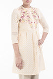 Printed With Embroidered Women's Ethnic Frock.