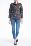 Elastic Waist Camo Jacket