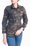 Elastic Waist Camo Jacket