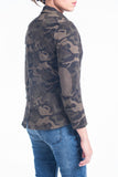 Elastic Waist Camo Jacket