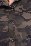 Elastic Waist Camo Jacket