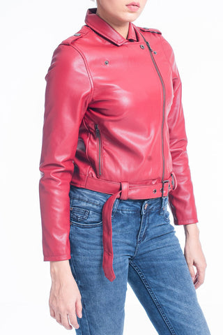PU Leather Biker Jacket