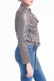 PU Leather Biker Jacket