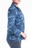 Elastic Waist Camo Jacket