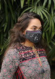 Bleach Spotted Denim Mask