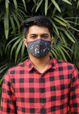 Bleach Spotted Denim Mask