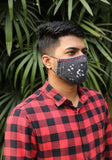 Bleach Spotted Denim Mask