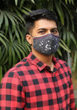 Bleach Spotted Denim Mask