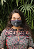 Bleach Spotted Denim Mask
