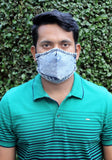 Towel Bleach Denim Mask