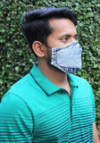Towel Bleach Denim Mask