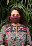 Printed Knit Fashion Mask