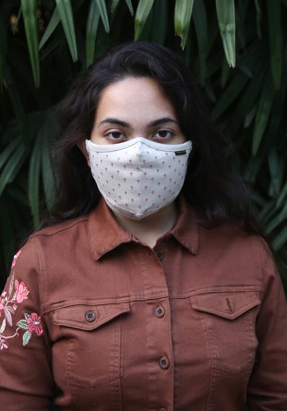 Printed Knit Fashion Mask