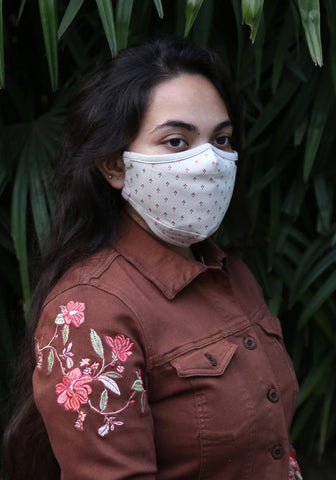 Printed Knit Fashion Mask