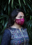 Embroidered Woven Fashion Mask