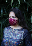 Embroidered Woven Fashion Mask