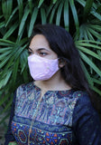Woven Fashion Mask with Decorative Bow